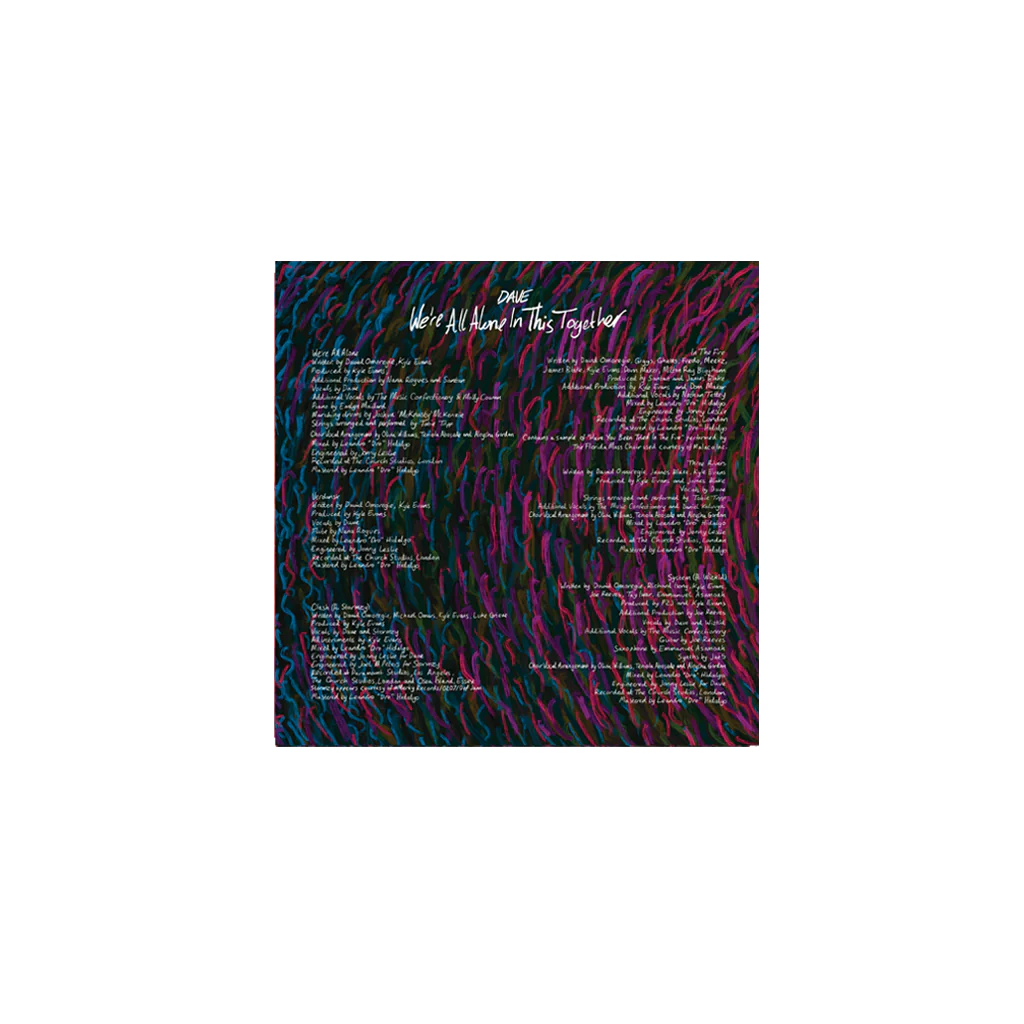 Dave - We're All Alone In This Together Deluxe 2LP Vinyl