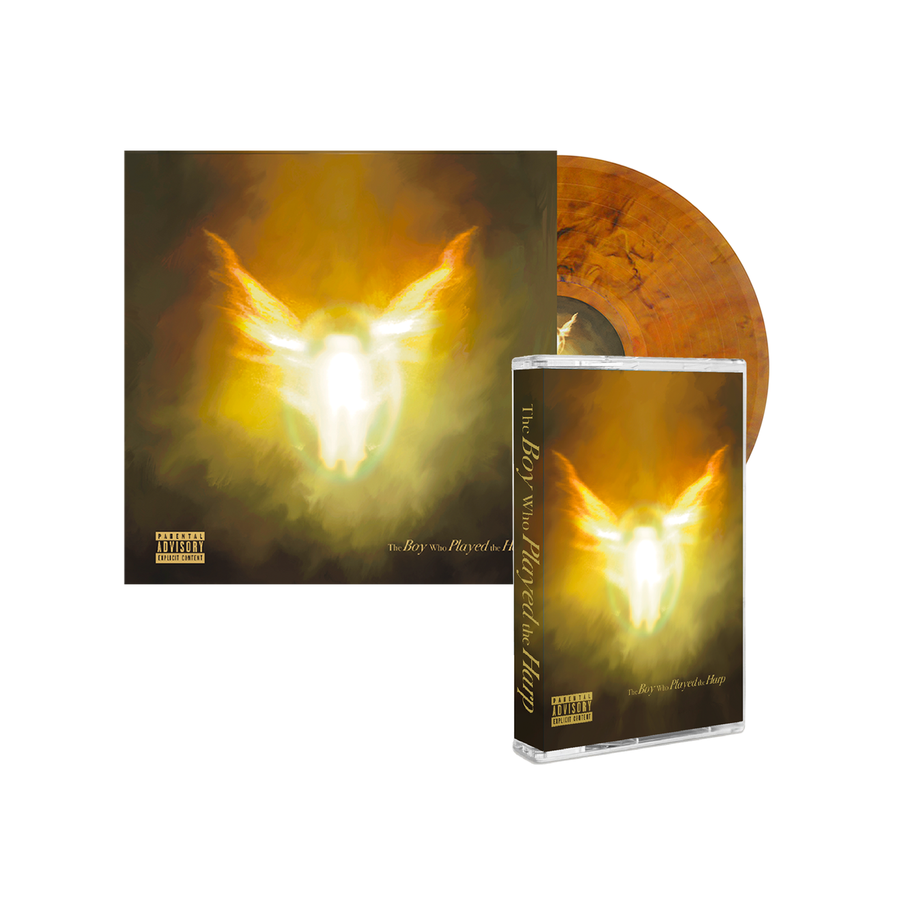 The Boy Who Played the Harp Amber Vinyl & Exclusive Cassette