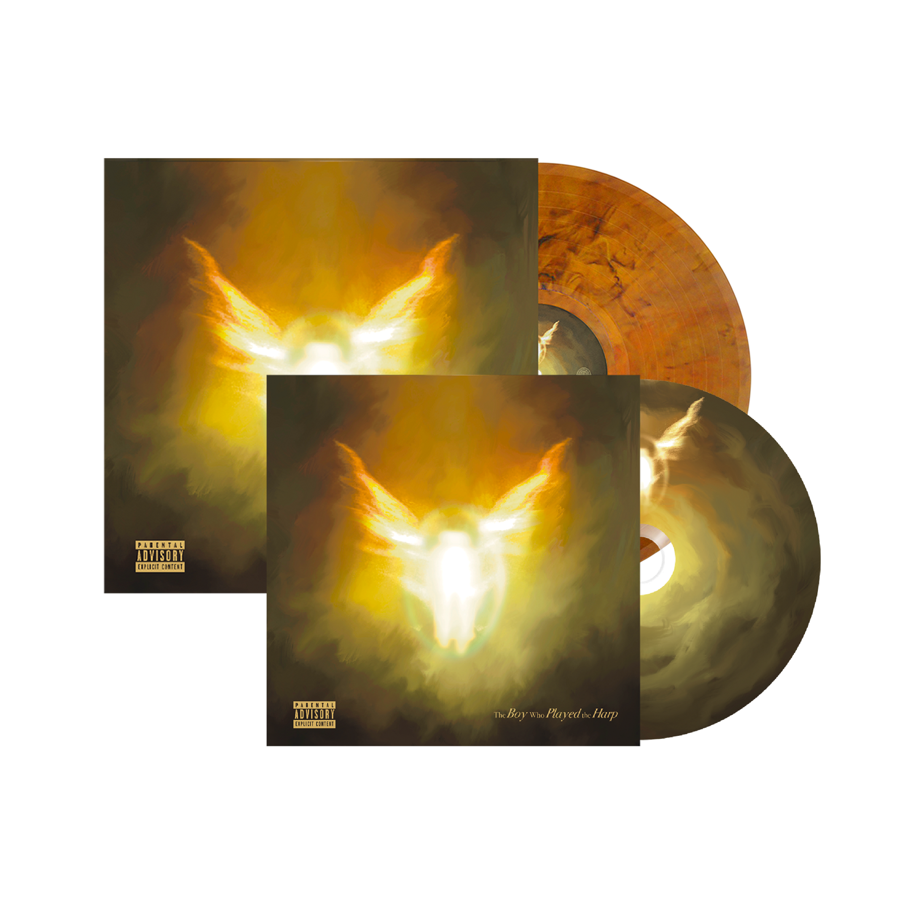 The Boy Who Played the Harp Amber Vinyl & CD