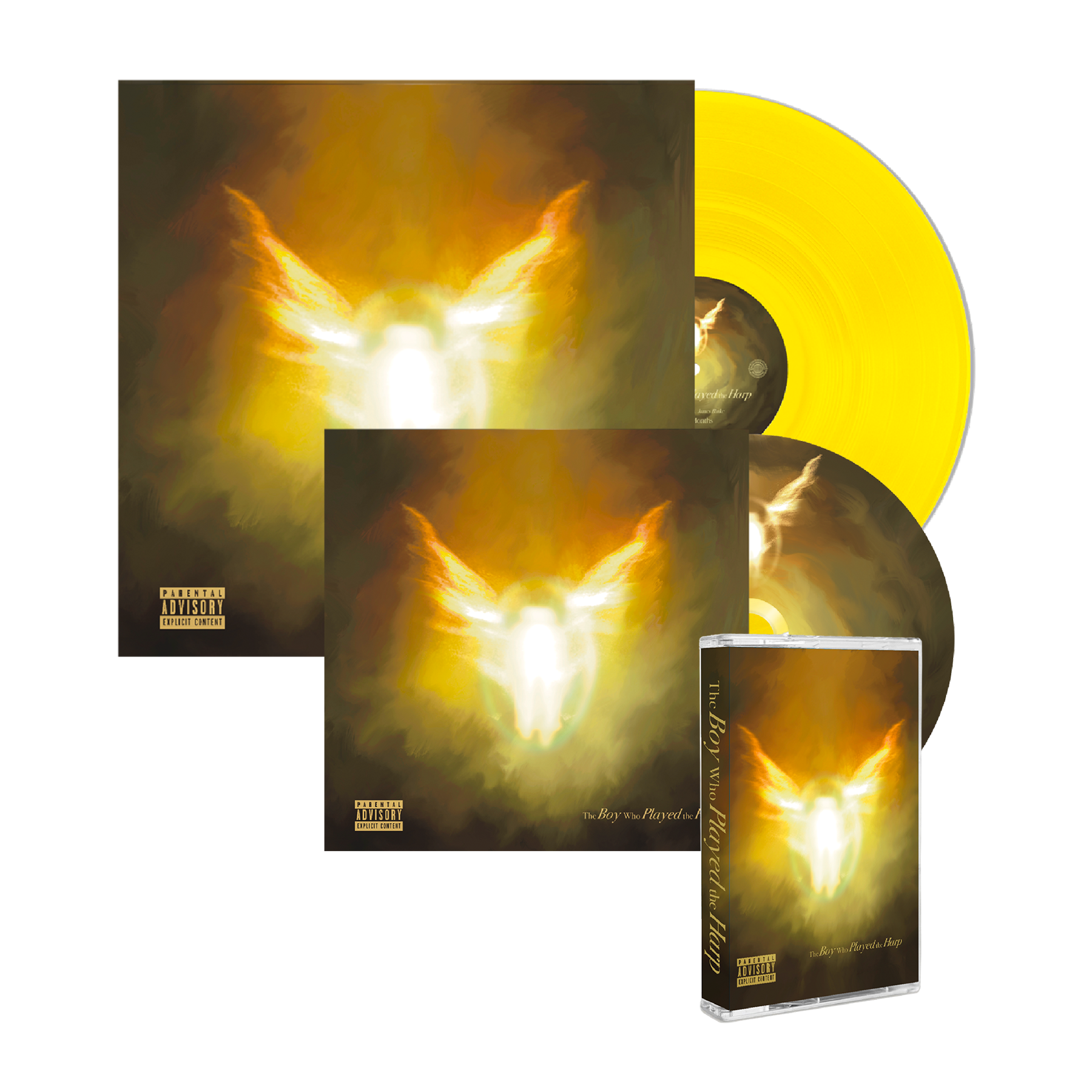 The Boy Who Played the Harp CD, Yellow Vinyl & Exclusive Cassette